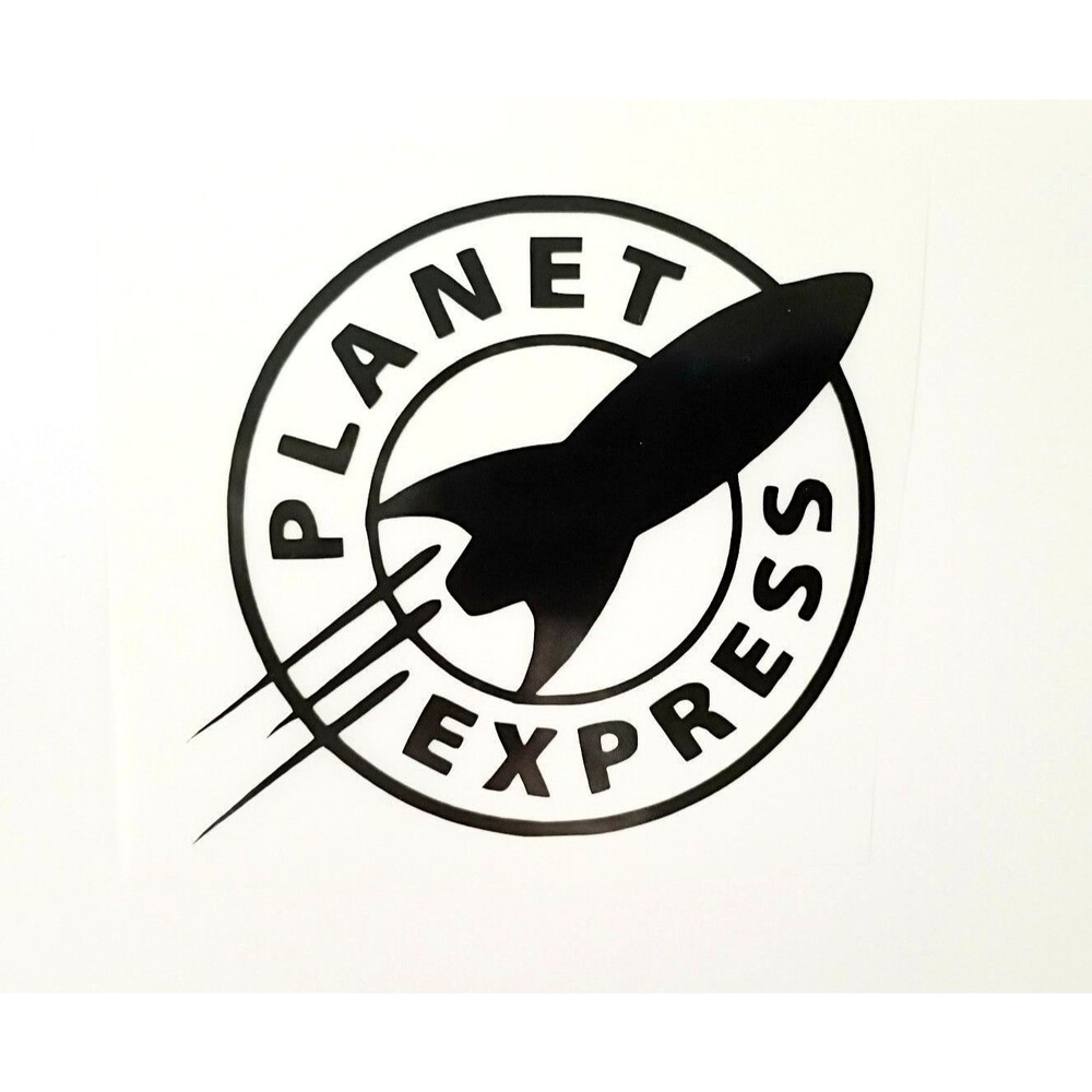 Planet Express Vinyl Decal Futurama Sticker Car Window Laptop Decal 3.5 inch